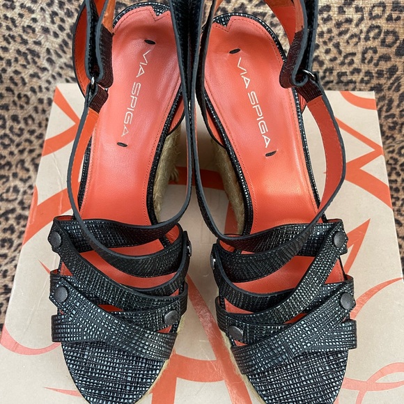 Via Spiga black strappy sandals - Picture 8 of 8